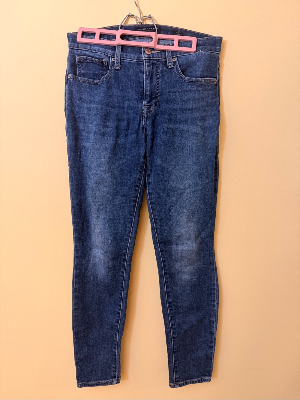 Lucky Brand Ava Mid Rise Skinny Jeans Womenās 4/27 Medium Wash Denim